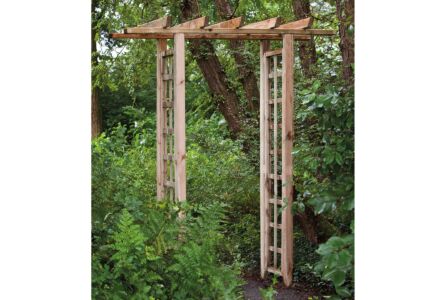 Pergola recht model geimpregneerd grenen hout 100x54x210cm