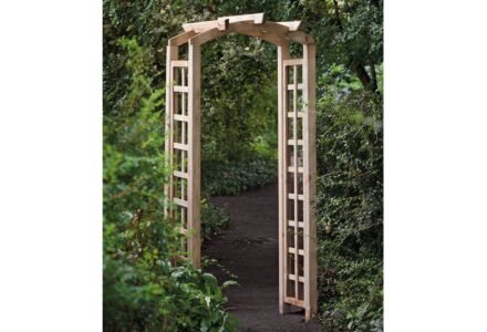 Pergola met toog geimpregneerd grenen hout 90x54x200cm