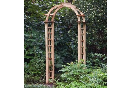 Pergola met boog geimpregneerd grenen hout 120x54x254cm