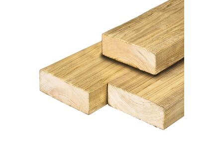 Balk / ligger Noord-Zweeds vuren geimpregneerd 7x19.5x500cm