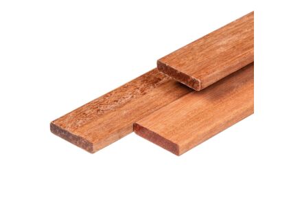 Timmerhout tuin plank hardhout 1.6x7cm