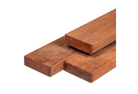 Timmerhout balk hardhout Azobe 4.4x14.5x490cm