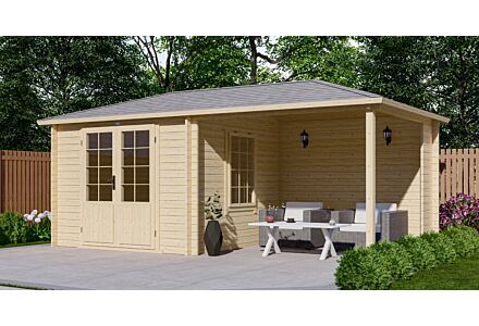 Blokhut 3030Z plus Interflex 576x300cm