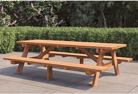 Picknicktafel Giant hardhout mahonie 250x160x75cm