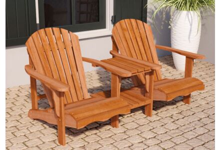 Loveseat Relax hardhout 177x89x93cm