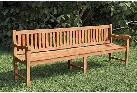 Teak hardhout tuinbank Bretagne 250x91cm