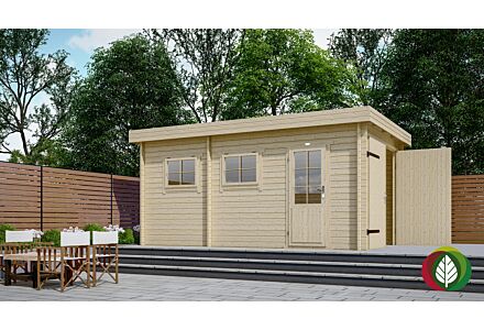 Garage 3352M Interflex 520x330cm met plat dak