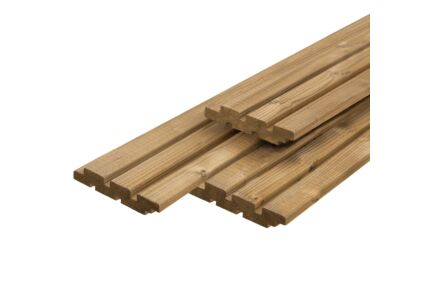 Caldura Wood dubbelzijdige gevelbekleding 2.5x11.5cm