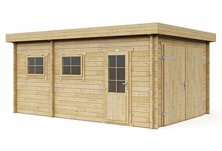 Garage 3755M Interflex 550x375cm plat dak 