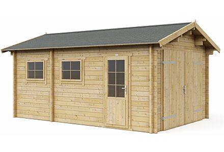 Garage 3755S Interflex 550x375cm met zadeldak