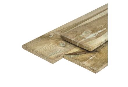 Schutting tuinplank geschaafd grenen geimpregneerd 2x20x400cm
