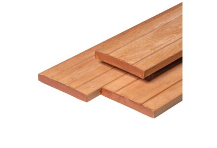 Vlonderplank Bankirai voor hardhouten vlonder 2.8x19x365 cm 