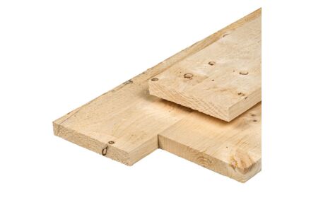 Tuinplank onbehandeld schuttingplank 2.9x19x400cm