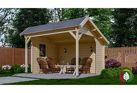 Blokhut 3832 Interflex 380x320cm