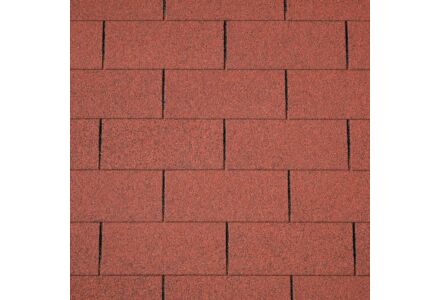 Dakshingles recht rood