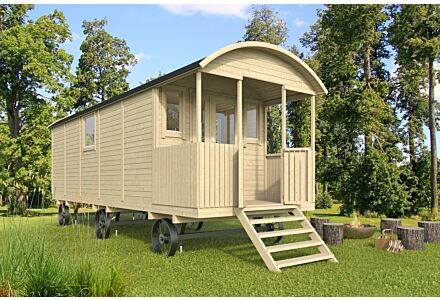 Pipowagen / Zigeunerwagen Kathleen met veranda 720 cm