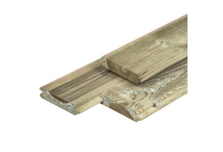 Blokhutprofiel geimpregneerd grenen 2.8x12.7x420cm