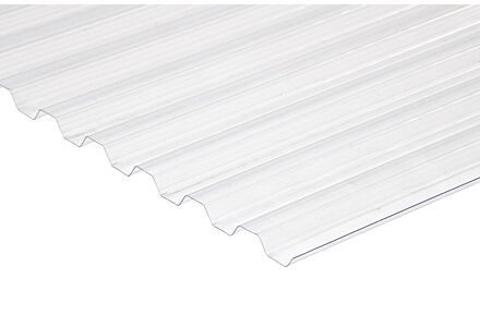 PVC dakplaat doorzichtig/helder D0.8mmxL260xB109cm