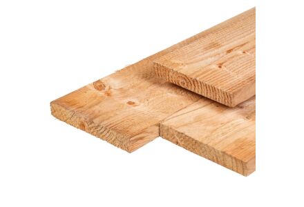 Steigerplank Lariks Douglas tuinplank ongeschaafd 3.0x20x300cm