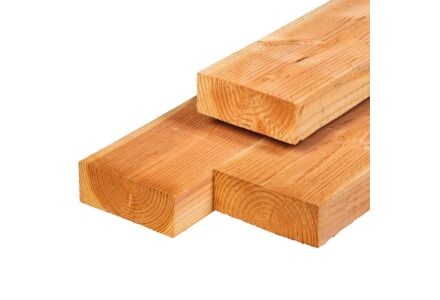 Balk Lariks Douglas timmerhout 6.3x17.5cm ongeschaafd