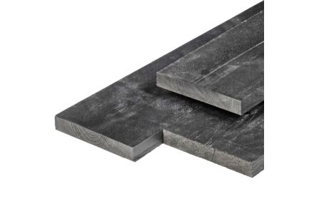 Tuinplank zwart geimpregneerd douglas 2.2x20 cm