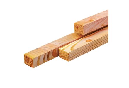 Balk Lariks Douglas timmerhout 2.8x3.6cm ongeschaafd