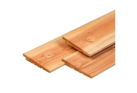 Potdekselplank Lariks Douglas Zweeds Rabat 2x14.5cm