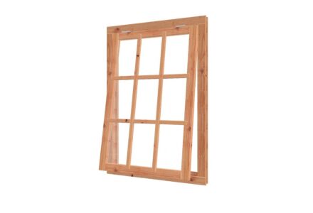Uitzetraam 9-ruits douglas B85.2xH121.2cm 