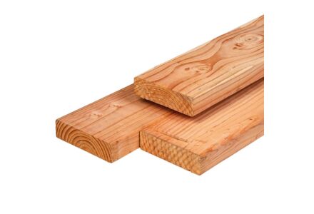 Lariks Douglas constructie balk 4.5x16x300cm geschaafd