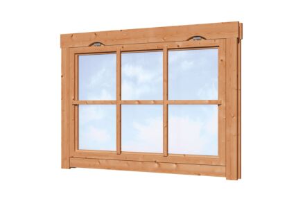 Uitzetraam Red Class Wood voor blokhut 112x77cm