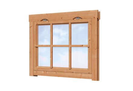 Uitzetraam Red Class Wood voor blokhut 85x68cm
