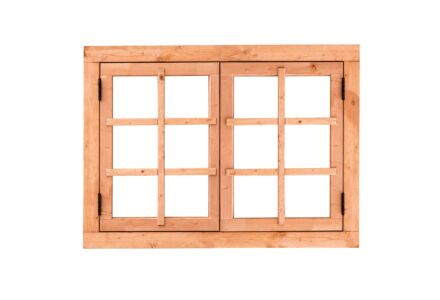 Dubbel draairaam Red Class Wood 120.2x85cm