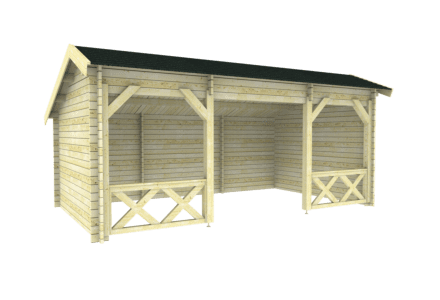 Blokhut / kapschuur Interflex 5832 | 580x320cm