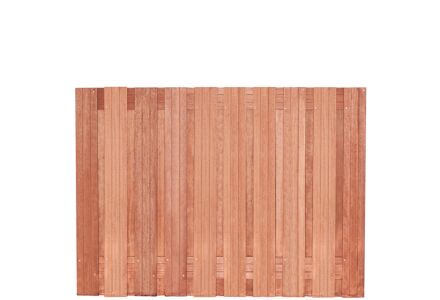 Tuinscherm hardhout Dronten recht 21 planks 130x180cm