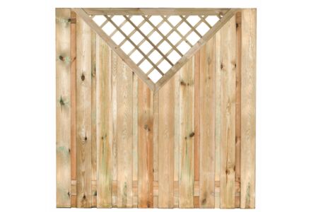 Tuinscherm superieur 21-planks 180x180cm