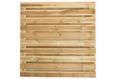 Tuinscherm Breda horizontaal 21-planks 180x180cm