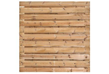 Tuinscherm Tilburg horizontaal 23-planks 180x180cm