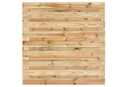 Tuinscherm Eindhoven horizontaal 19-planks 180x180cm