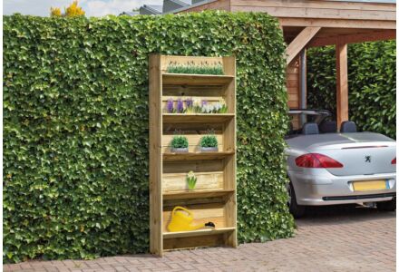 Houten tuinscherm Moestuin 180x90cm