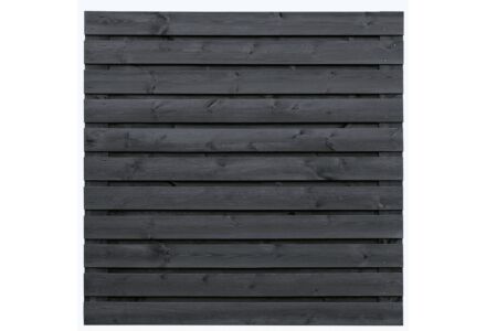 Tuinscherm Fulda zwart gespoten 180x180cm