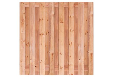 Tuinscherm Marrakesh Red Class Wood 17-planks 180x180 cm