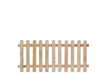 Tuinhek recht geimpregneerd grenen hout 