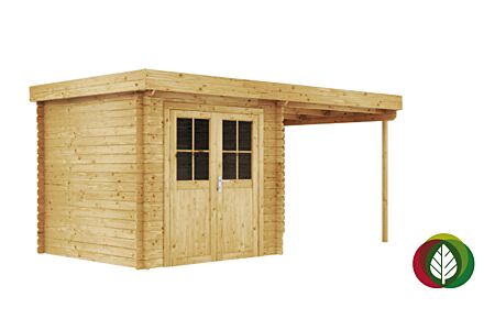 Blokhut Donau 28mm 550x250cm - Duxwood