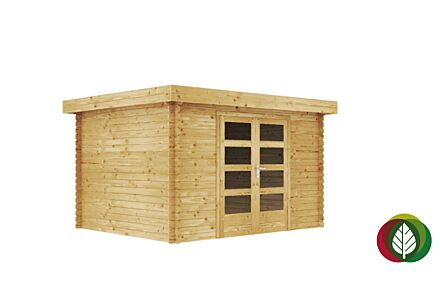 Blokhut Garsten 28mm 350x300cm - Duxwood