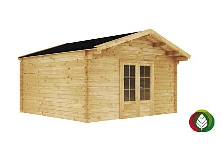 Blokhut Jutters 45mm 450x450cm - Duxwood