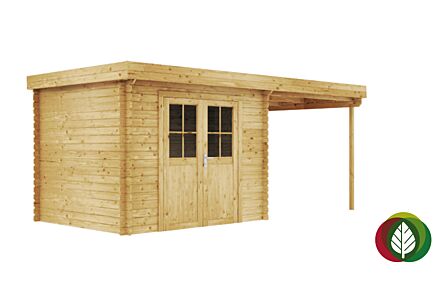 Blokhut Kleef 28mm 600x275cm - Duxwood