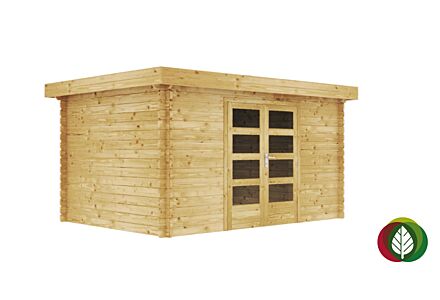 Blokhut Schoonebeek 45mm 400x300cm - Duxwood