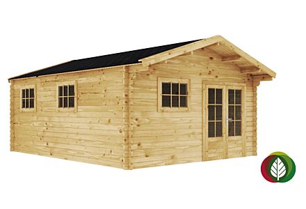 Blokhut Leudal 45mm 450x600cm - Duxwood