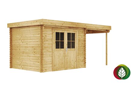 Blokhut Maas 28mm 550x300cm - Duxwood