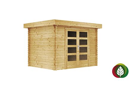 Blokhut Perg 28mm 500x300cm - Duxwood